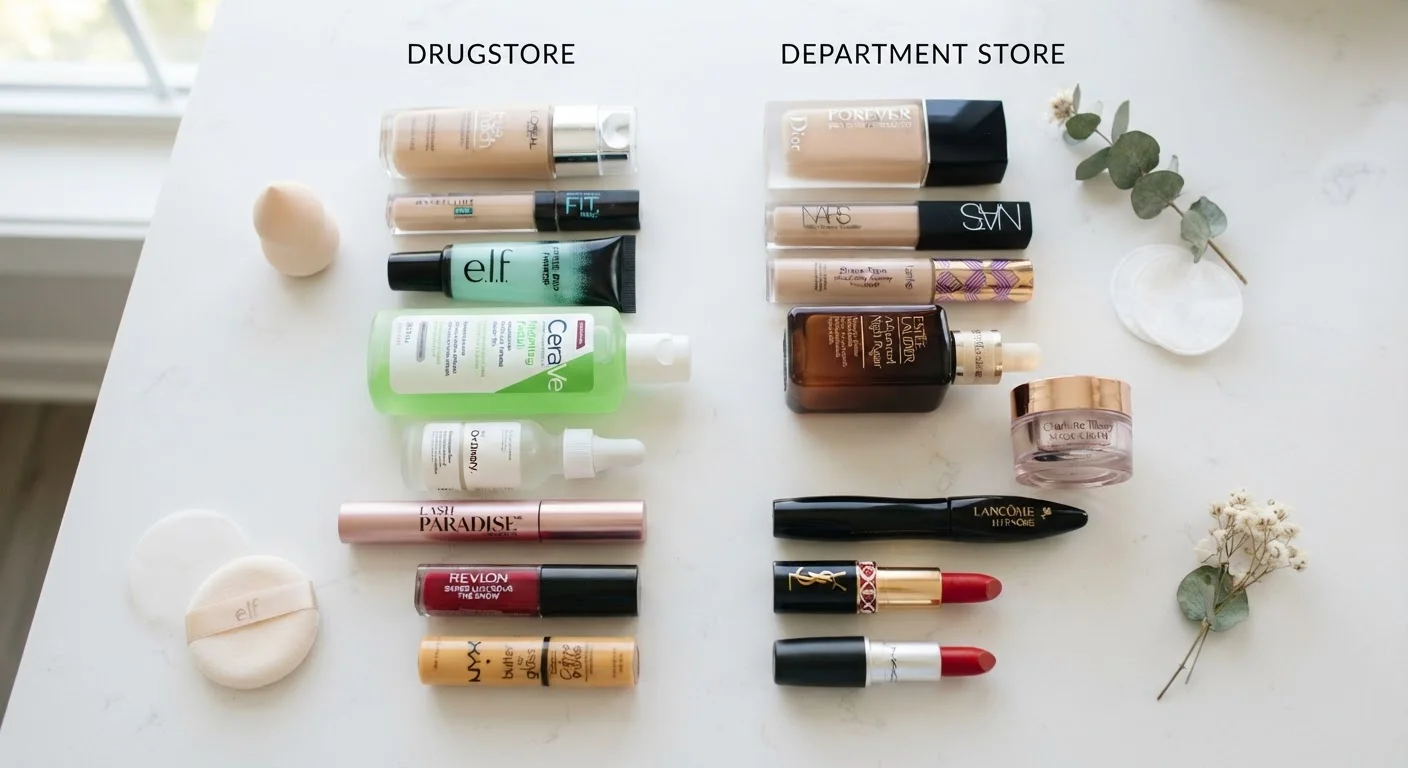 Drugstore vs. Department Store Beauty Products: Where the Differences Are Real