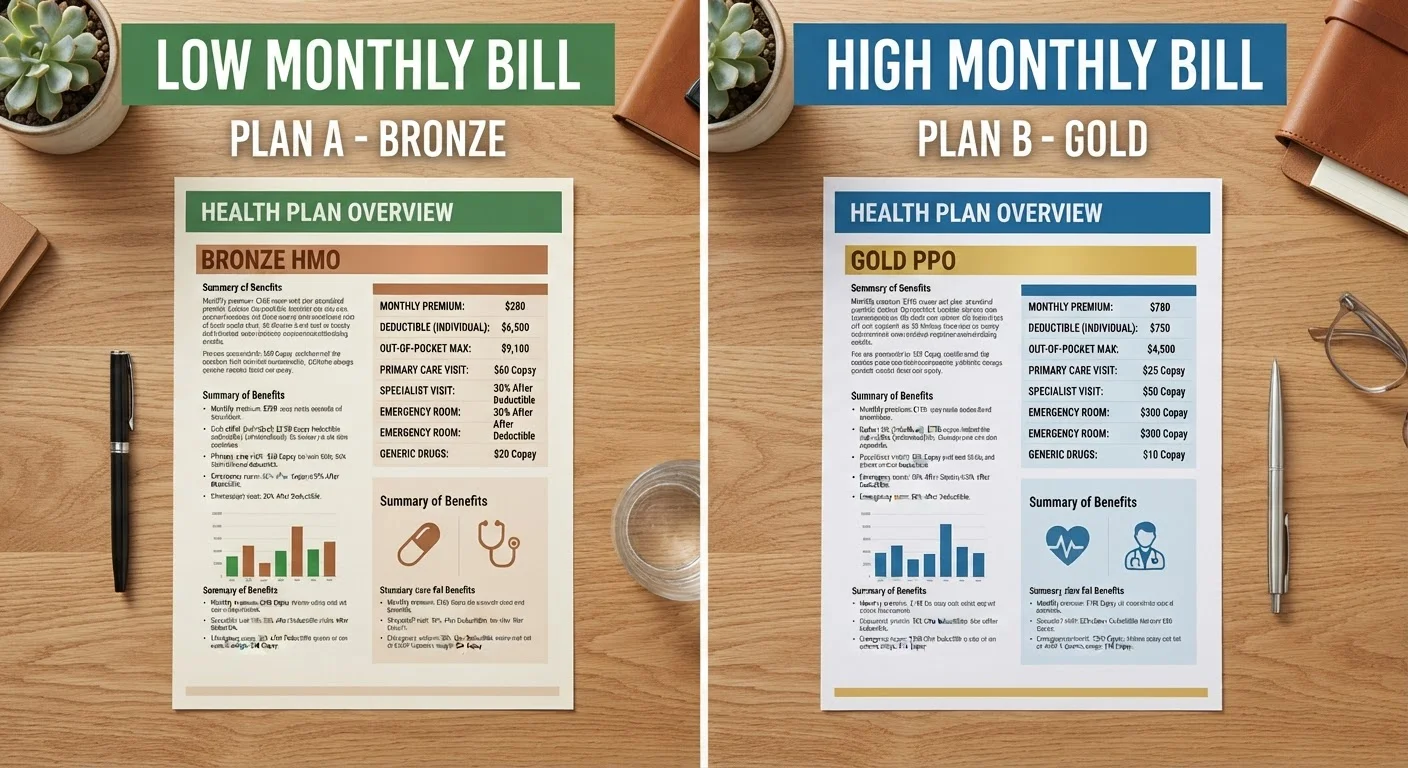 High-Deductible Plans and Low-Deductible Plans: How the Trade-Off Really Works