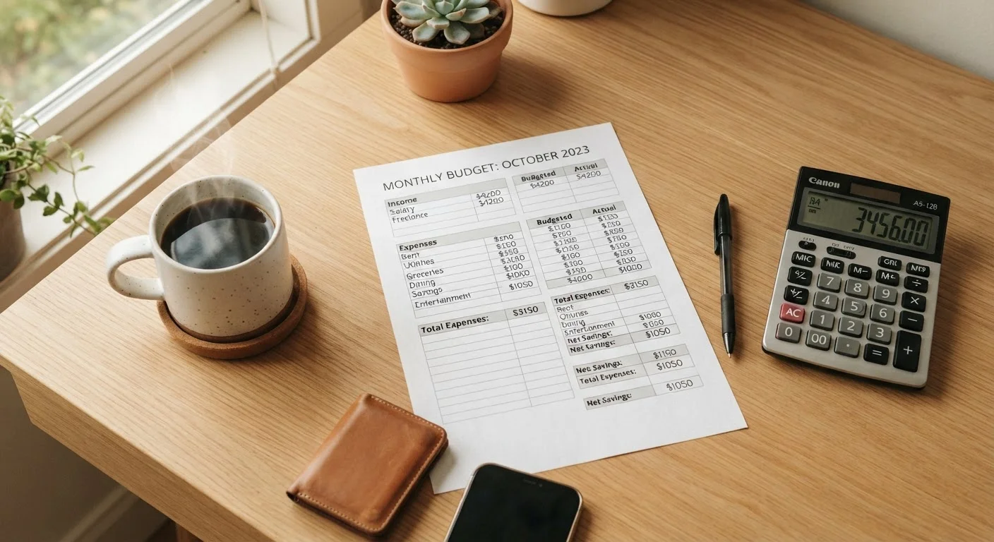 Monthly Budget Reset: A Practical Checklist