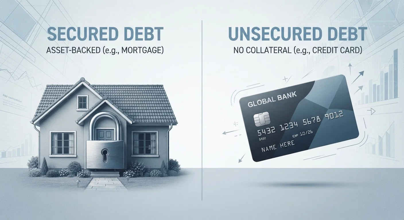 Secured vs. Unsecured Debt: Key Differences That Matter When You Borrow