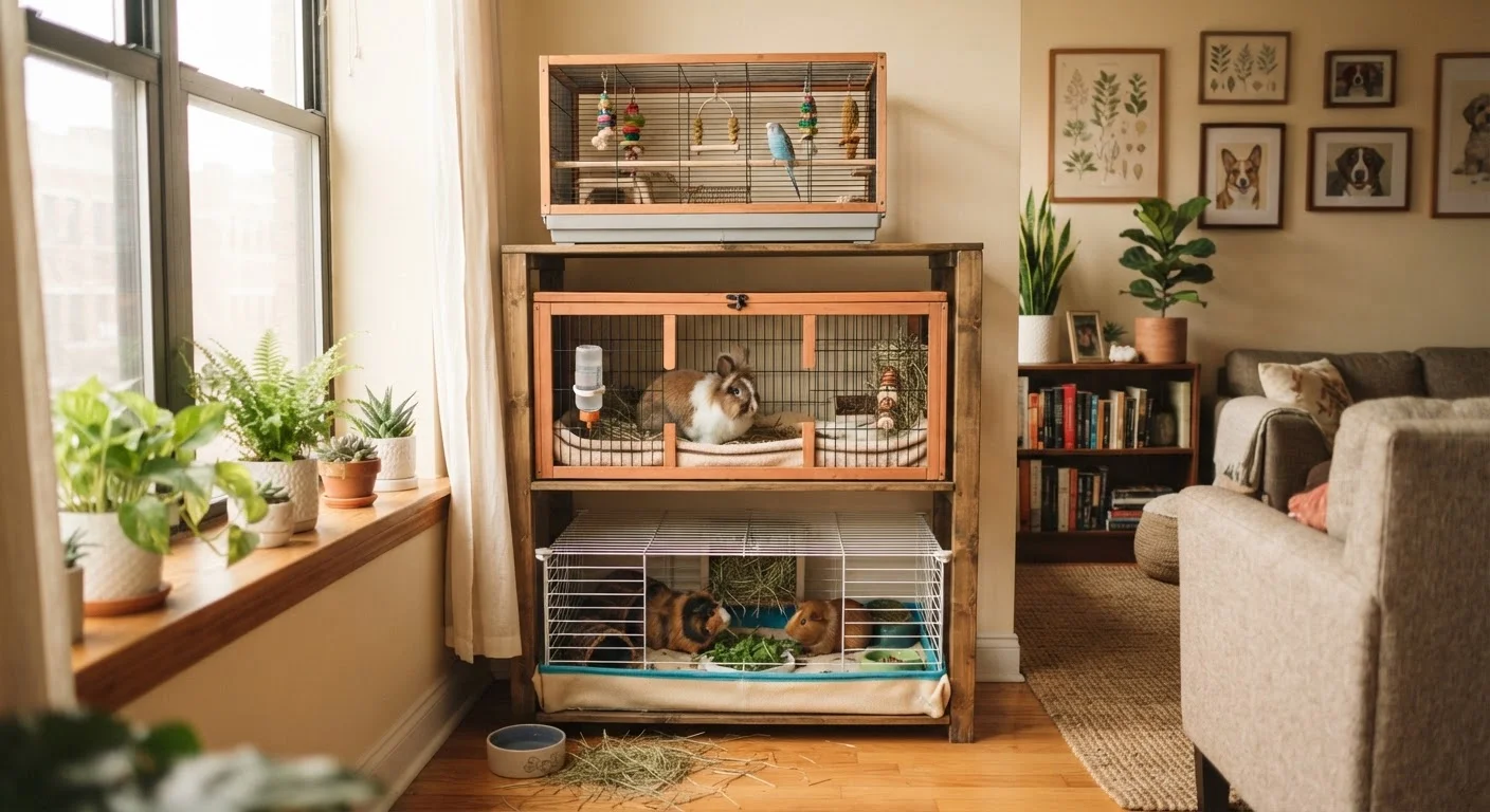 Small Pets for Apartment Living: Guinea Pigs, Rabbits, and Birds Compared