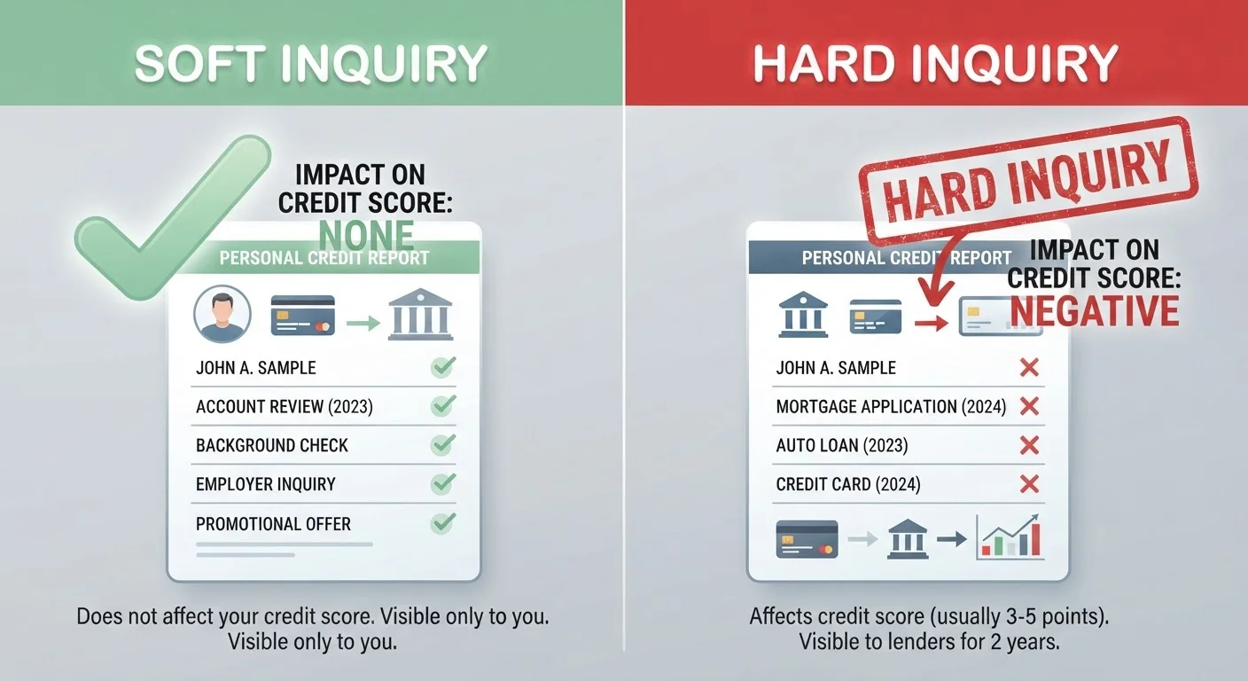 The Difference Between a Hard Inquiry and a Soft Inquiry