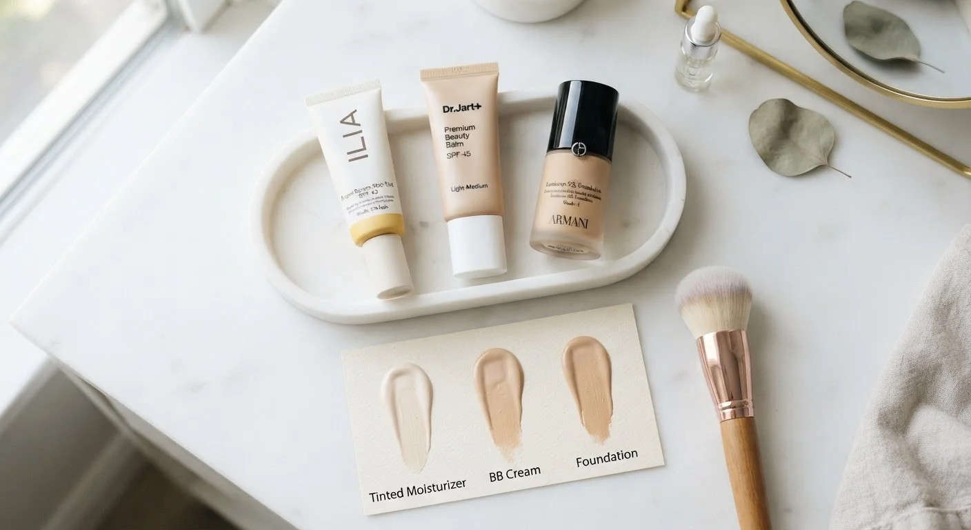 Tinted Moisturizer vs. Foundation vs. BB Cream: Choosing Your Base Coverage