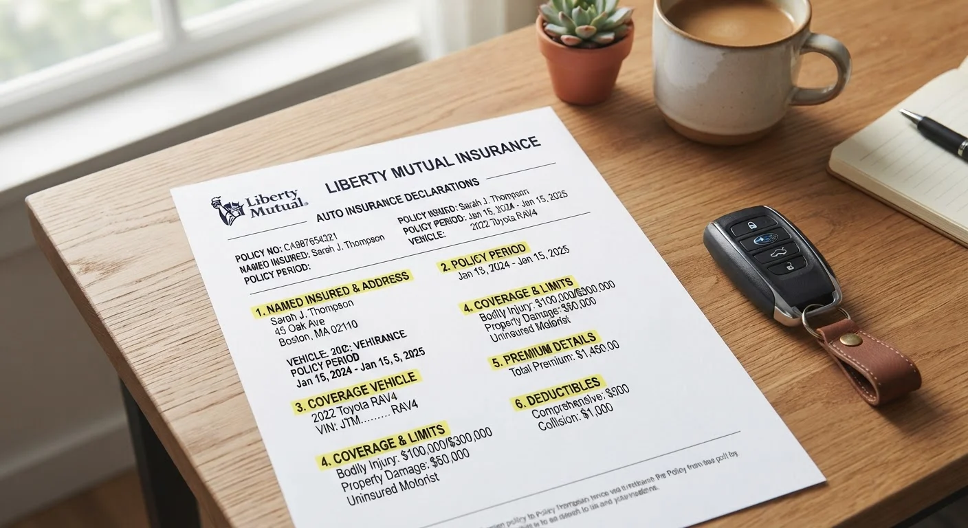 Why Your Auto Policy Has Six Different Coverage Lines